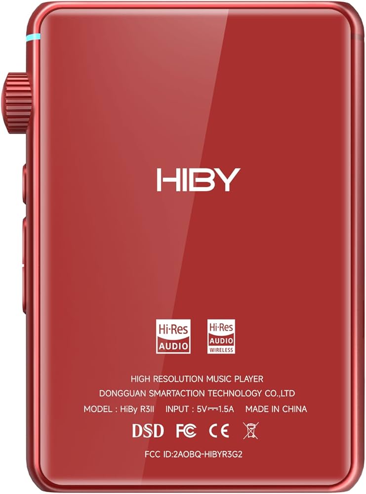 値下げ:中古)デジタルオーディオプレイヤーHIBY R3Ⅱ　レッド 値下げ:中古)デジタルオーディオプレイヤーHIBY R3Ⅱ レッド